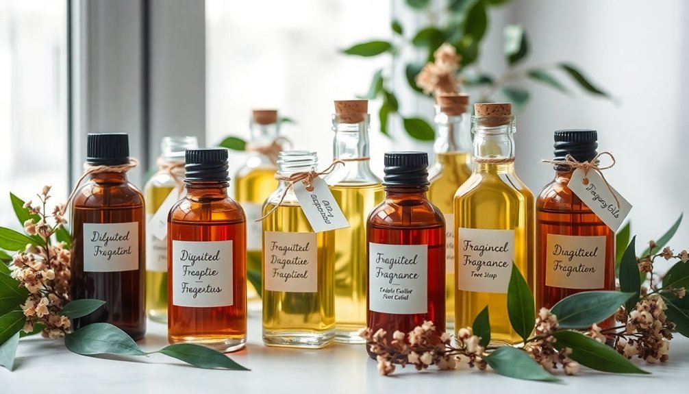 fragrance dilution storage guidelines
