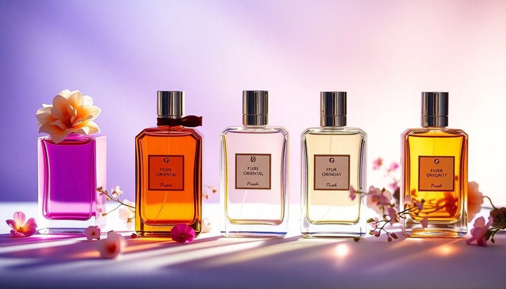 fragrance family blending methods