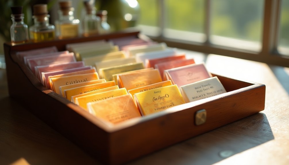 fragrance family strip organization