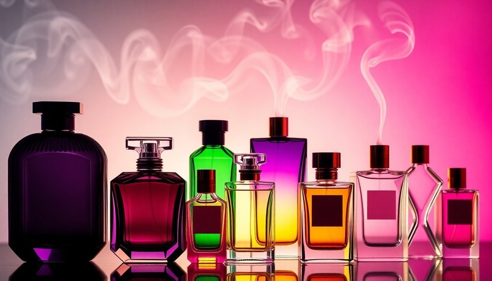 fragrance intensity spectrum layers