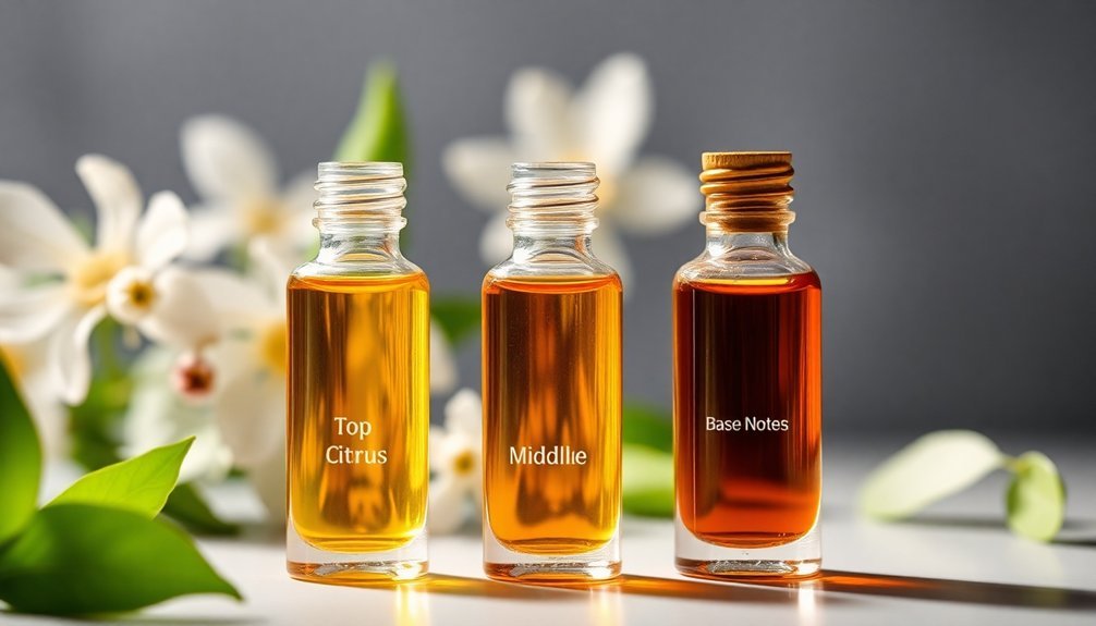 fragrance note composition ratios