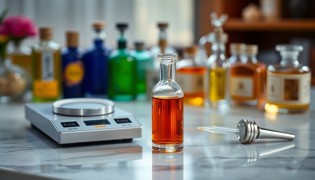 fragrance oil concentration calculation
