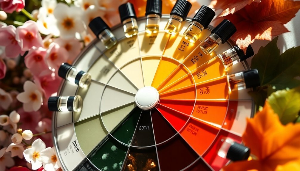 fragrance wheel seasonal adjustments