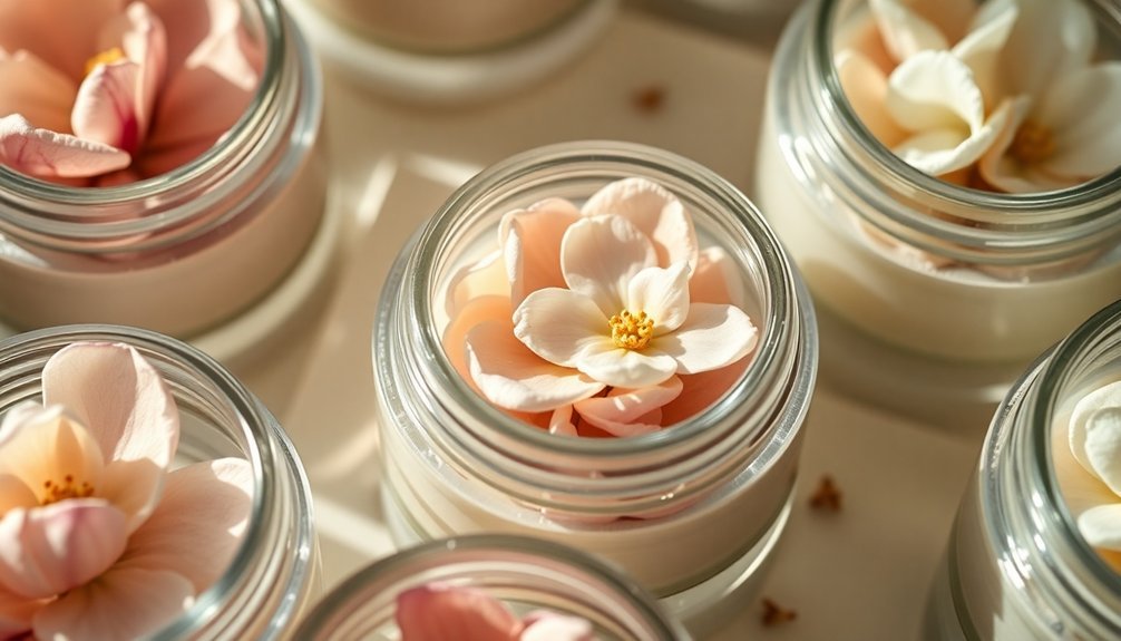 fragrant flowers at dusk