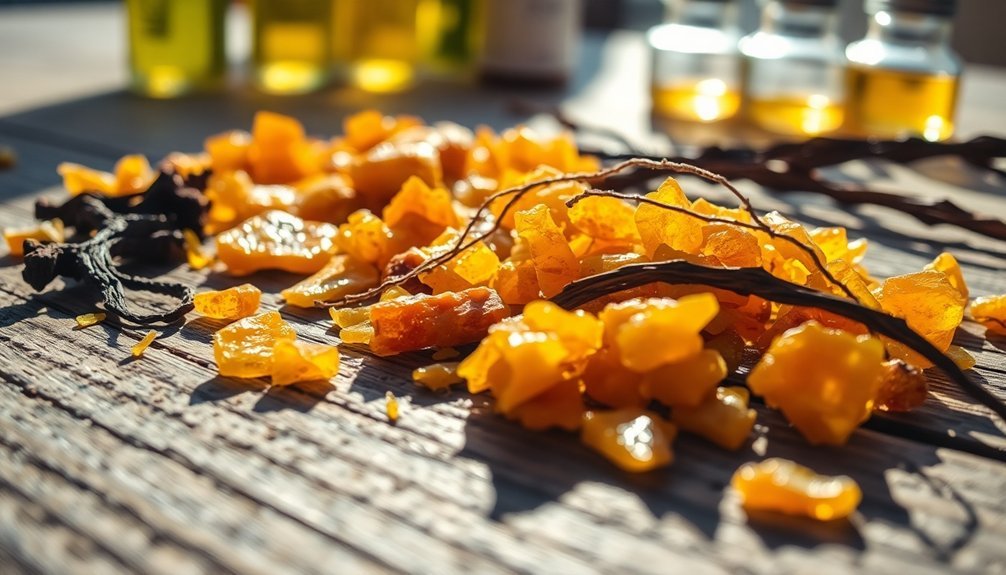 frankincense and natural resins