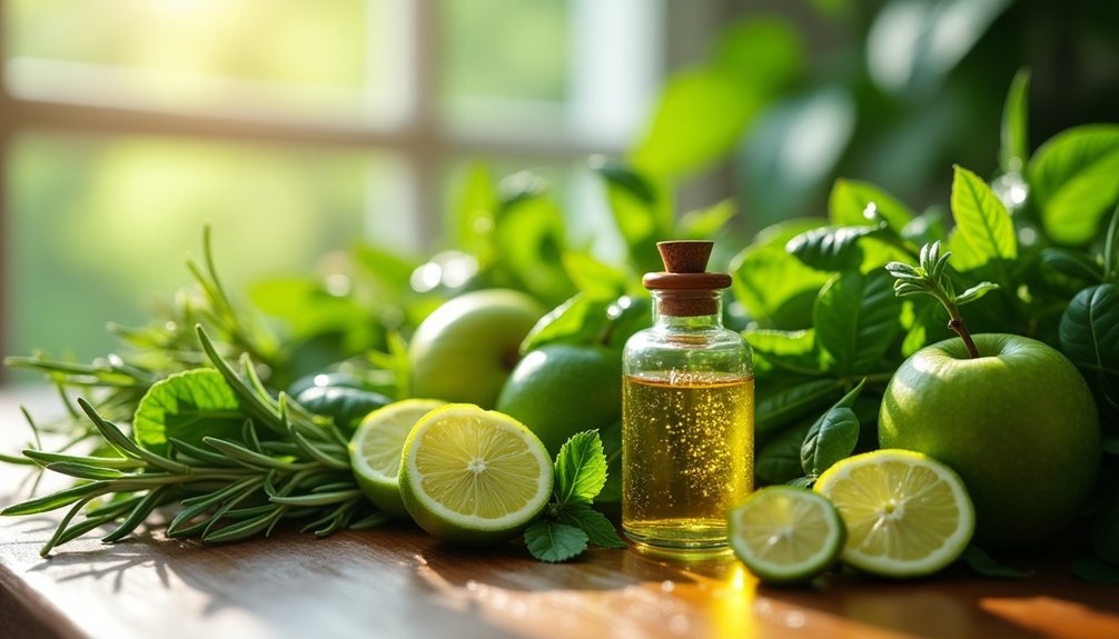 fresh green scent blending