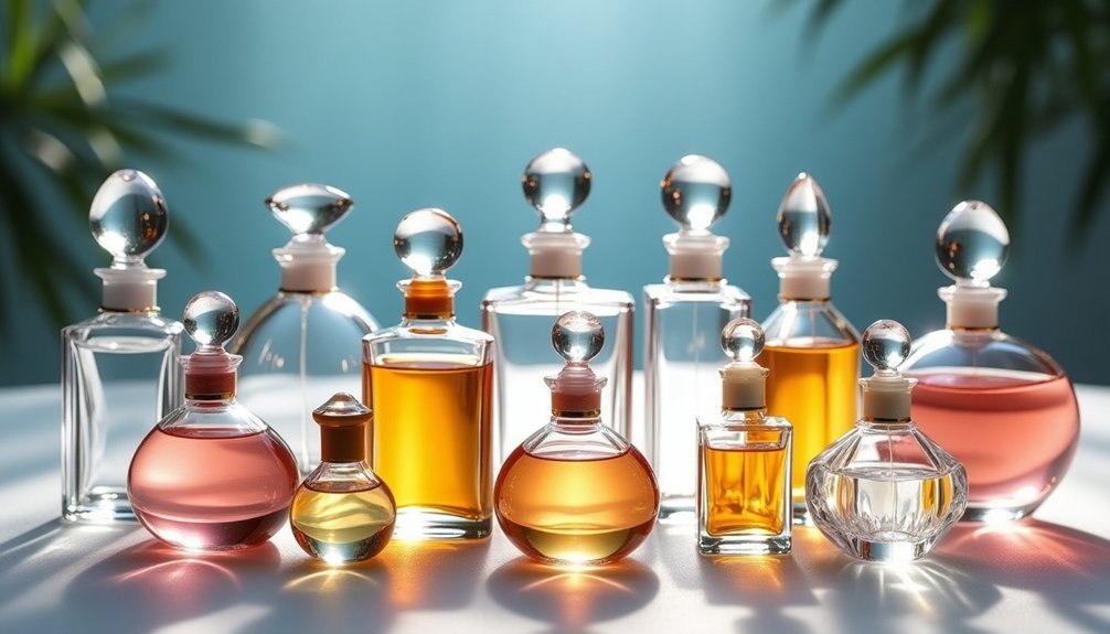 glass bottle types and sizes