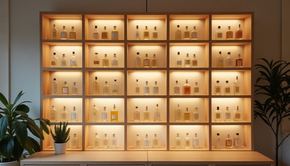 home perfume lab organization