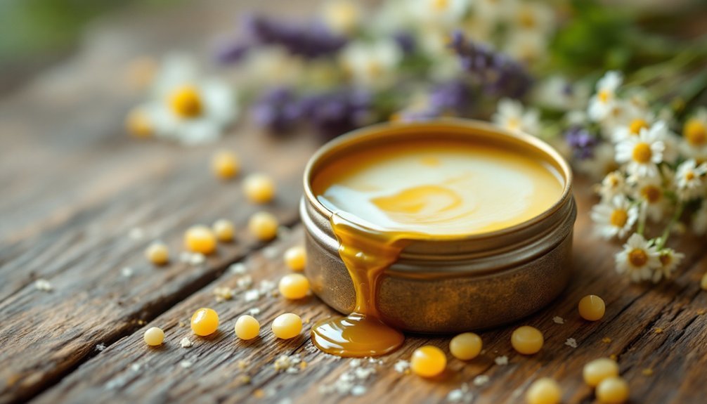 homemade beeswax solid perfume
