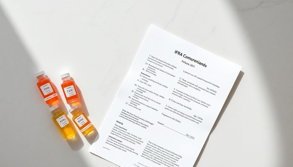 ifra compliance documentation needed