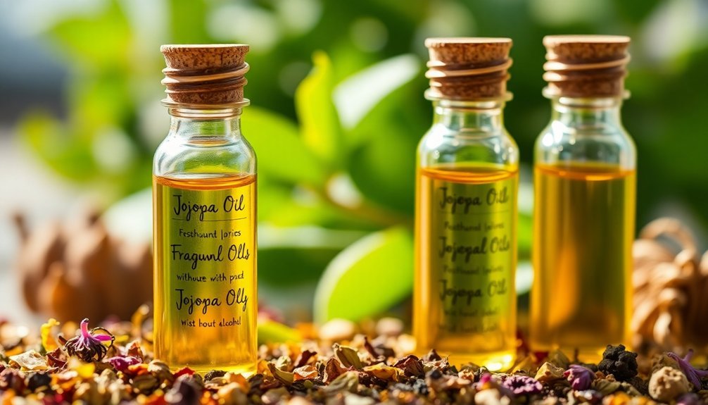 jojoba perfume essential oil ratios