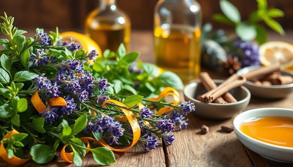 kitchen ingredients as fixatives