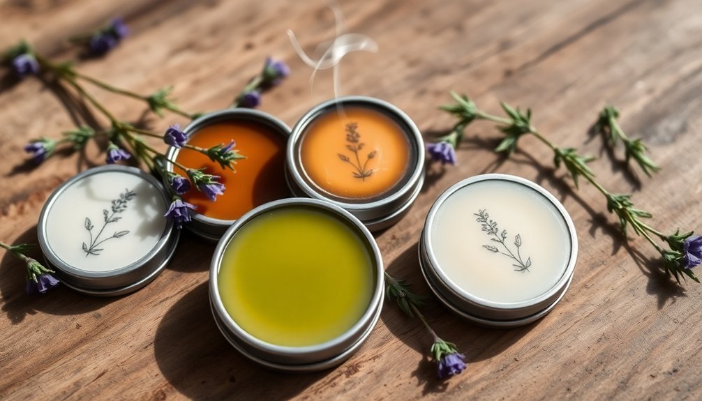 layering natural solid perfumes