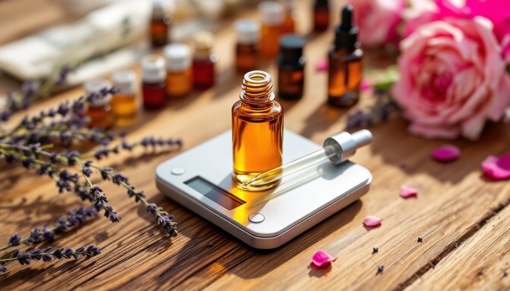 measuring fragrance oils accurately
