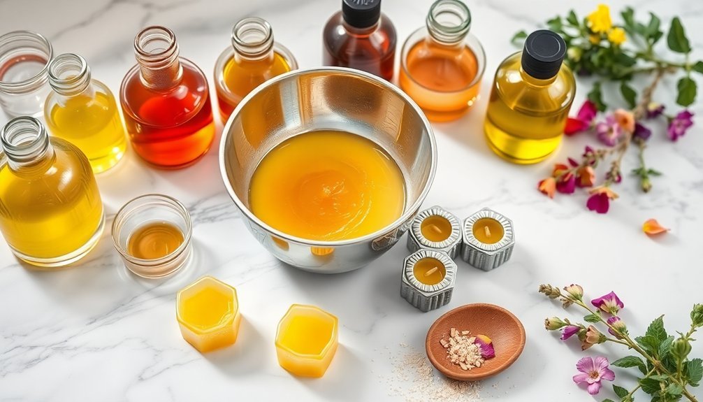 mixing and pouring technique