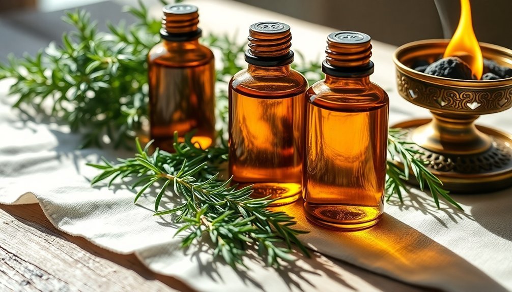 musk infused woody fragrance blend