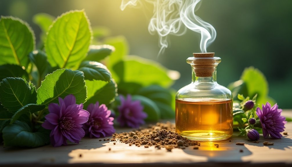 musk inspired botanical fragrance blends