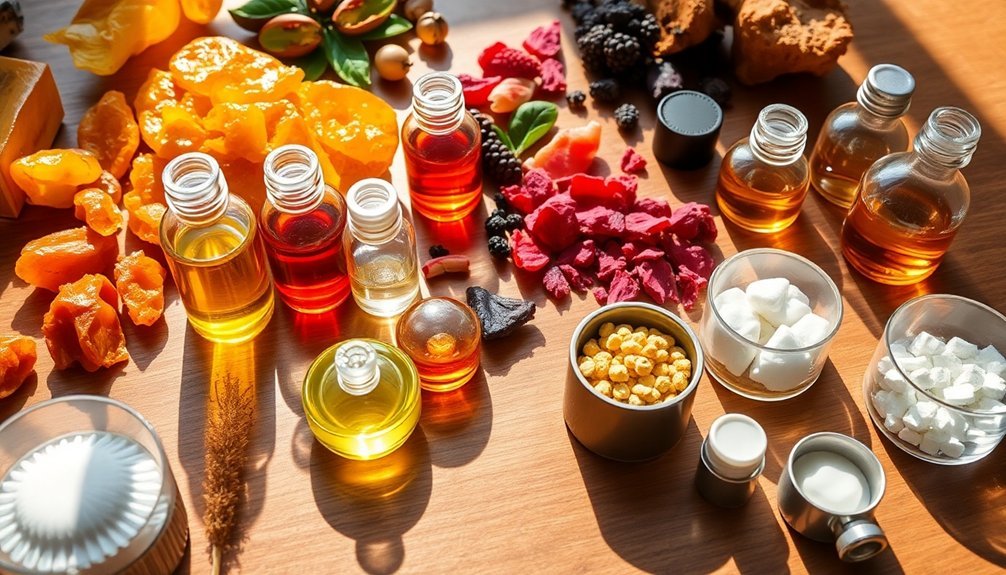 natural and synthetic fixatives