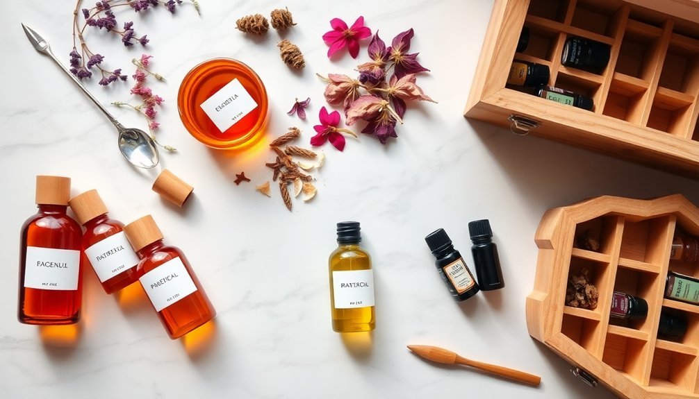 natural perfume ingredient storage