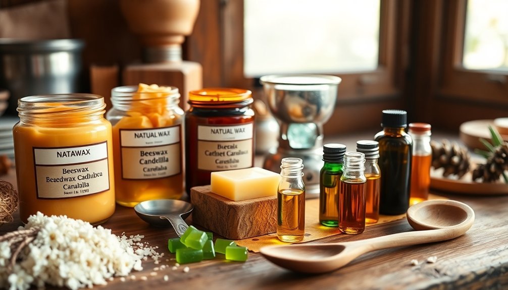 natural waxes in perfumes