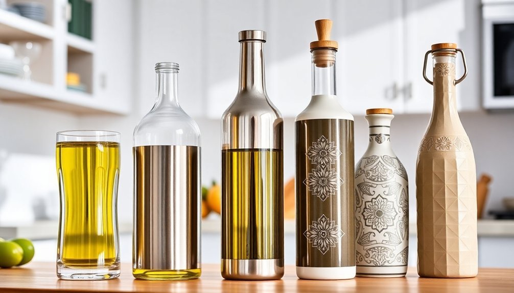 oil storage bottle materials