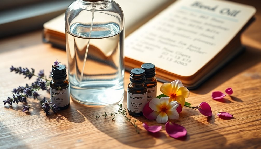 perfume blend testing process
