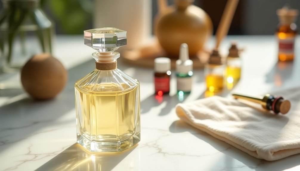 perfume blending cleaning guide