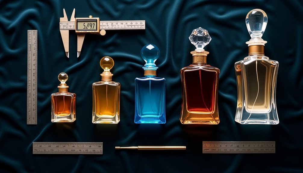 perfume bottle size measurements