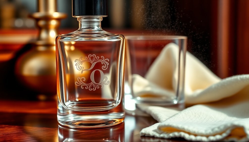 perfume container care tips