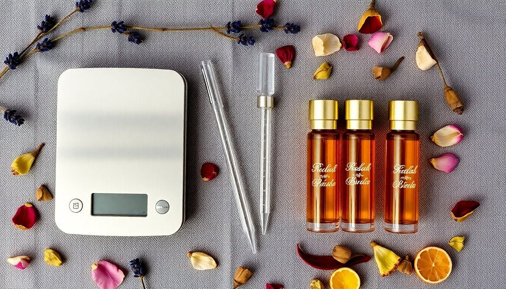 perfume creation measuring tools