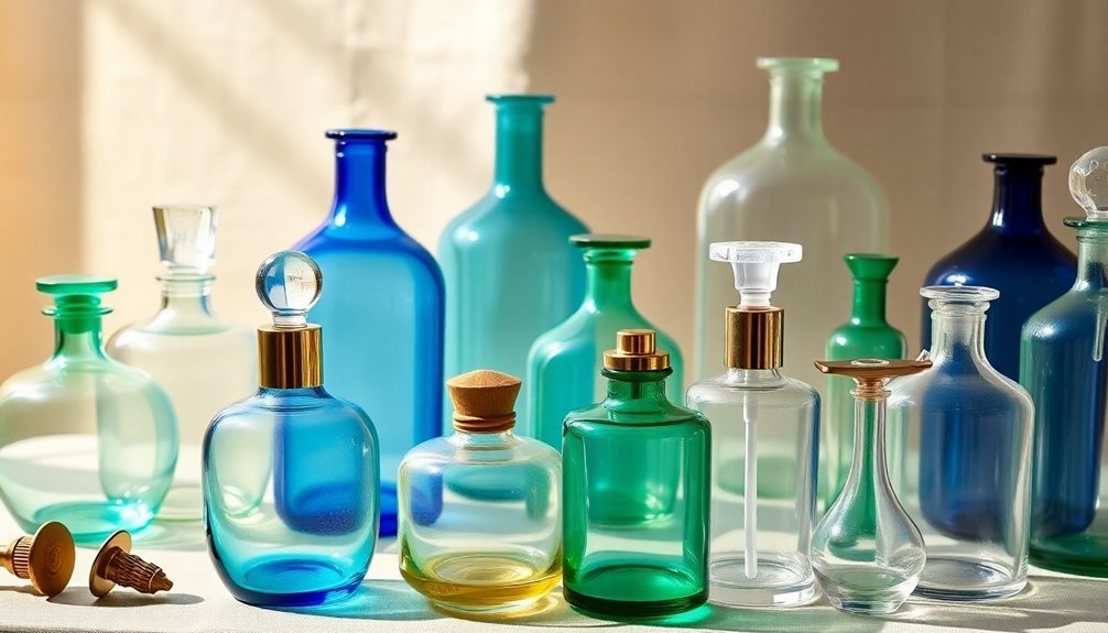 perfume glass storage types