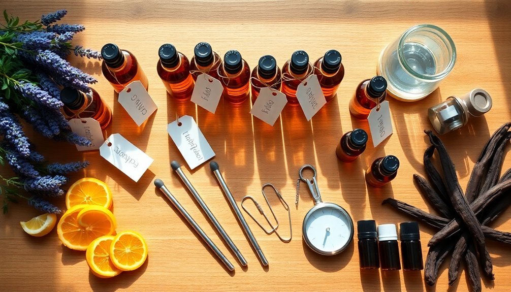 perfume making station essentials