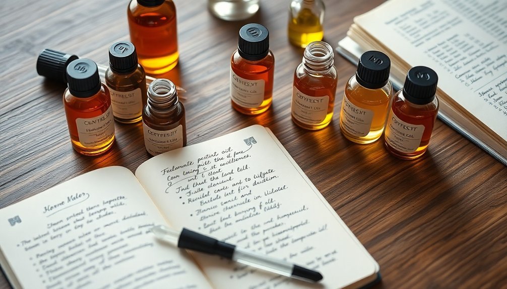 perfume oil blending ratios