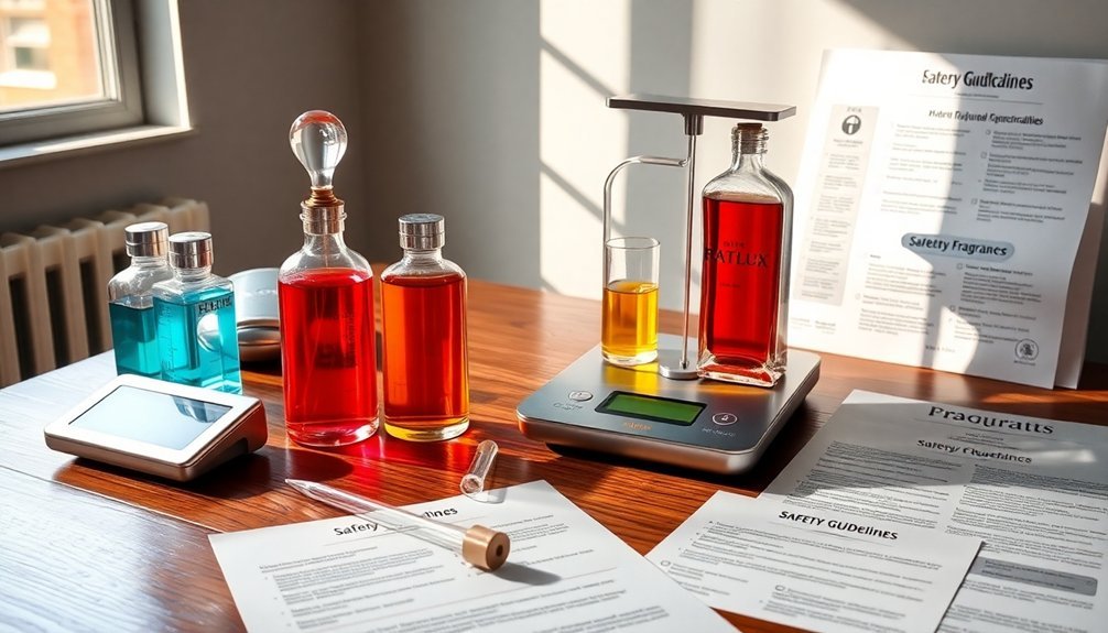 perfume oil blending safety