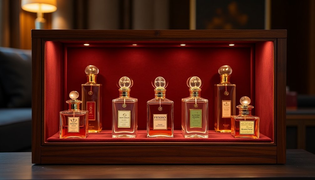 perfume storage cabinet features