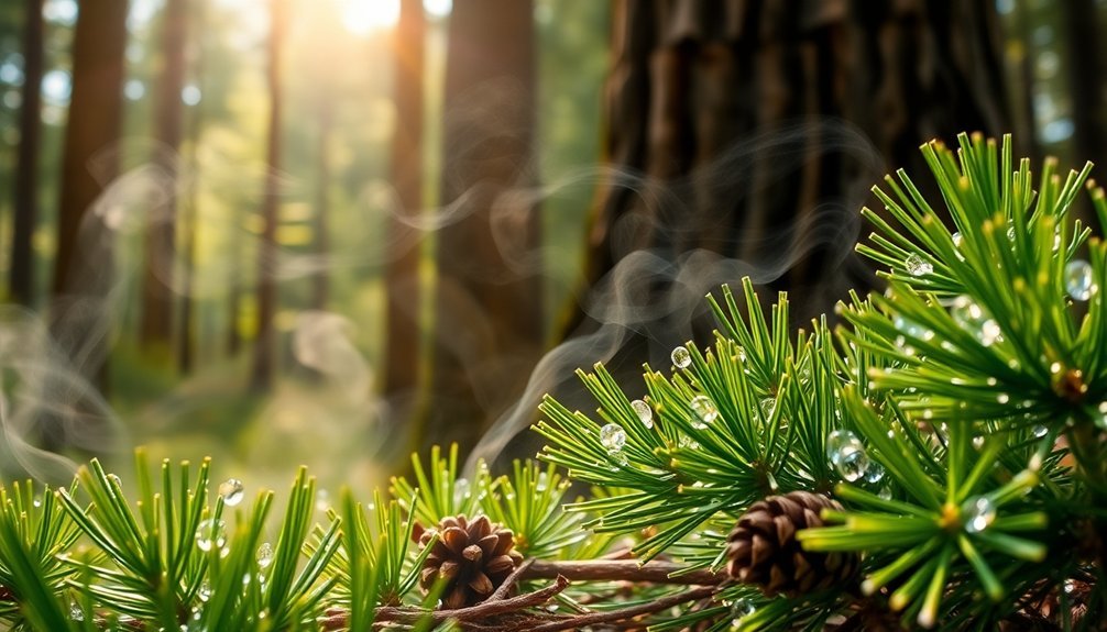 pine forest aromatic characteristics