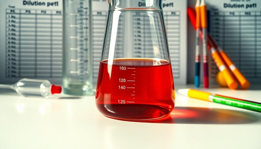 precise dilution measurement techniques