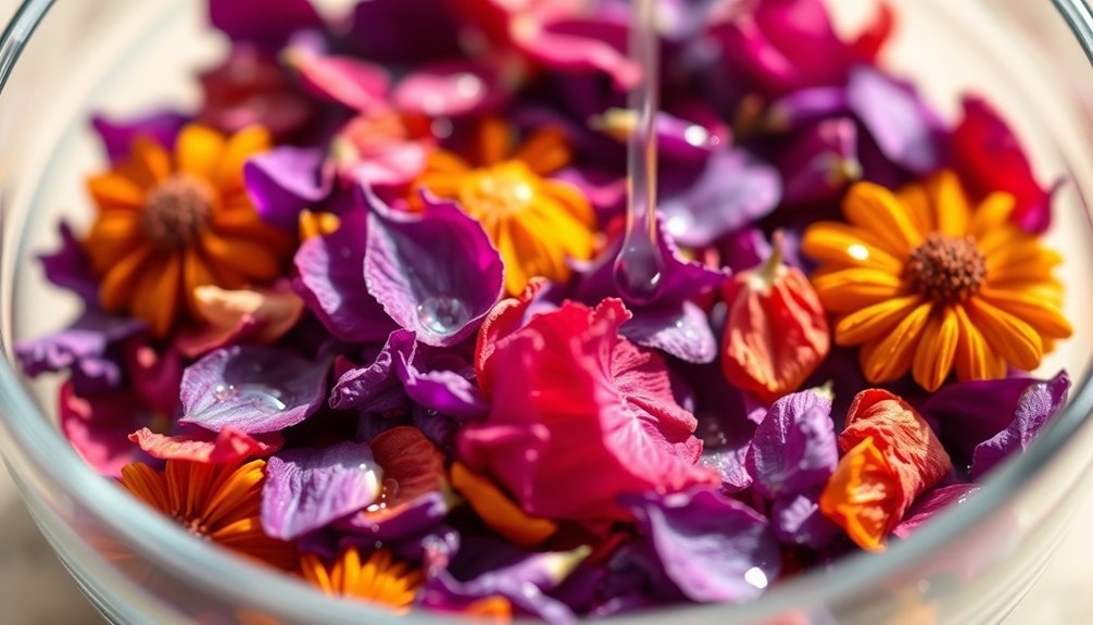 pressed flower petals benefits