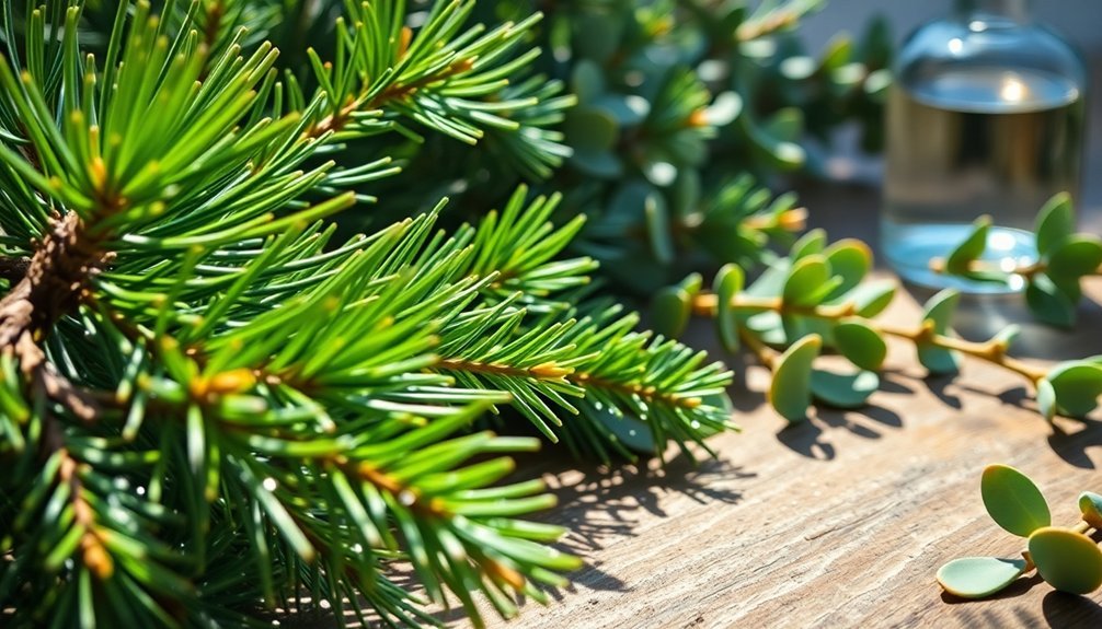 refreshing pine and eucalyptus