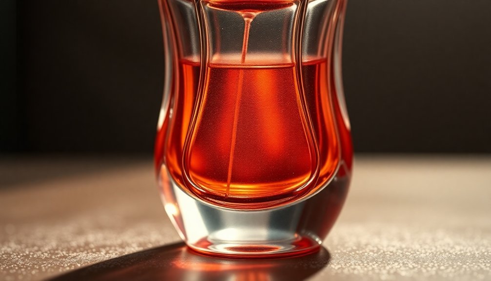 residue affects perfume quality