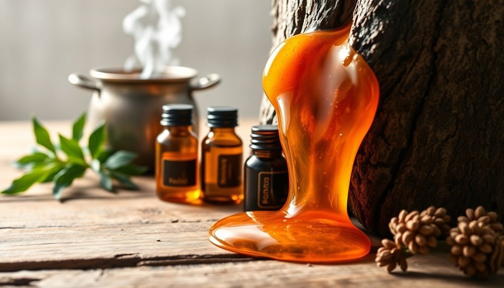 resinous oils for fragrance