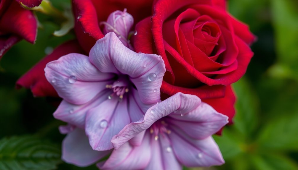 rose violet color balance