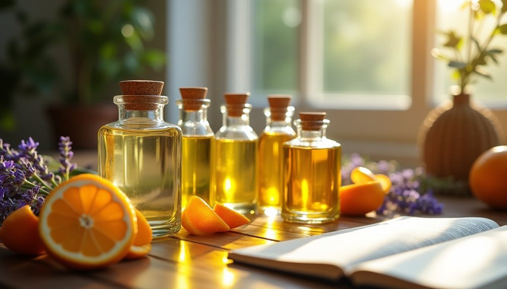 safe perfume mixing oils