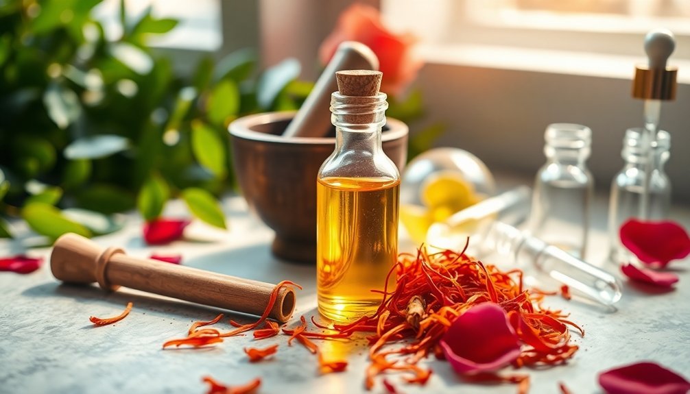 saffron perfume oil uses