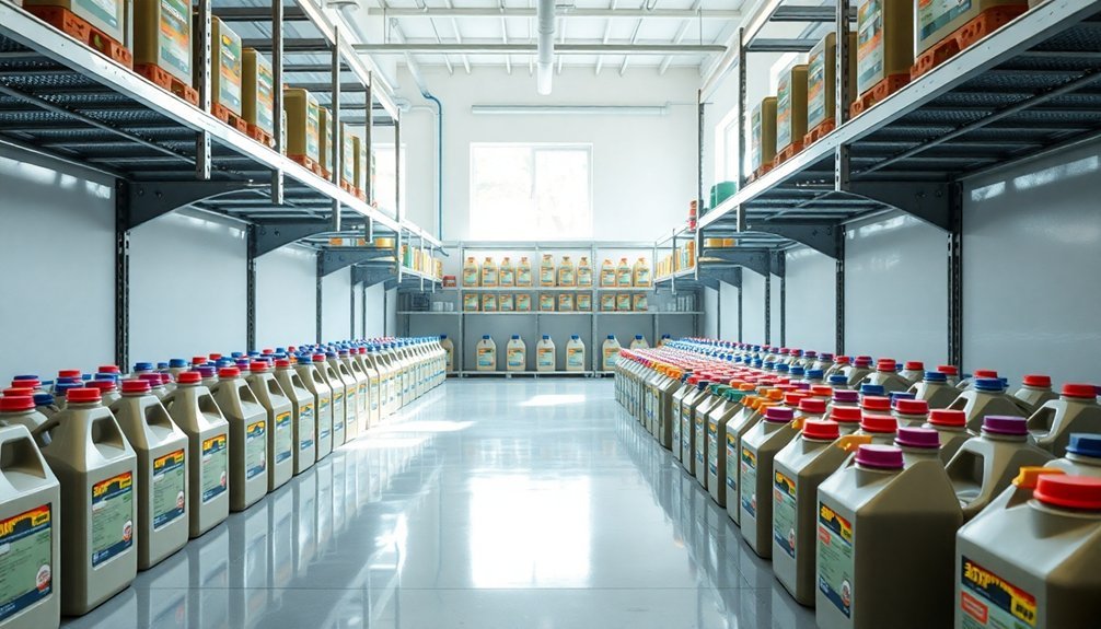 sanitary storage and handling
