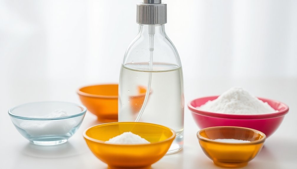 sanitize spray bottles properly