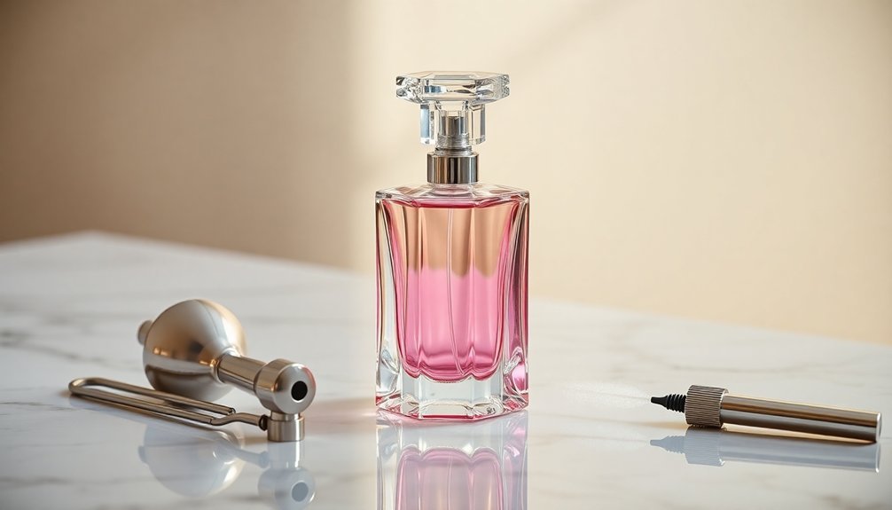 sanitize your perfume bottle