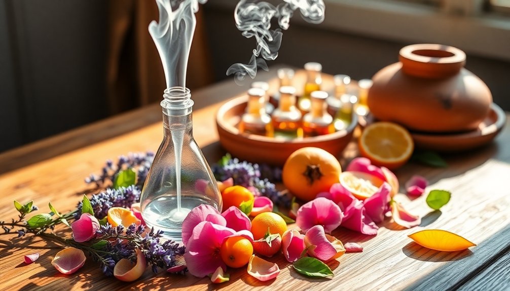 scent extraction through evaporation