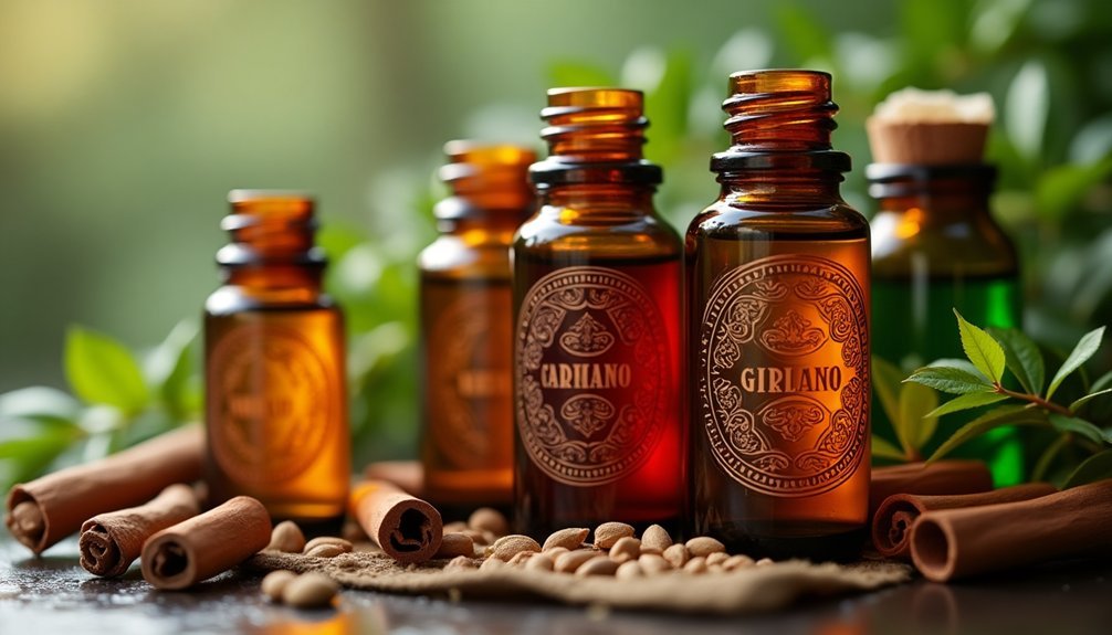 spicy essential oils perfume