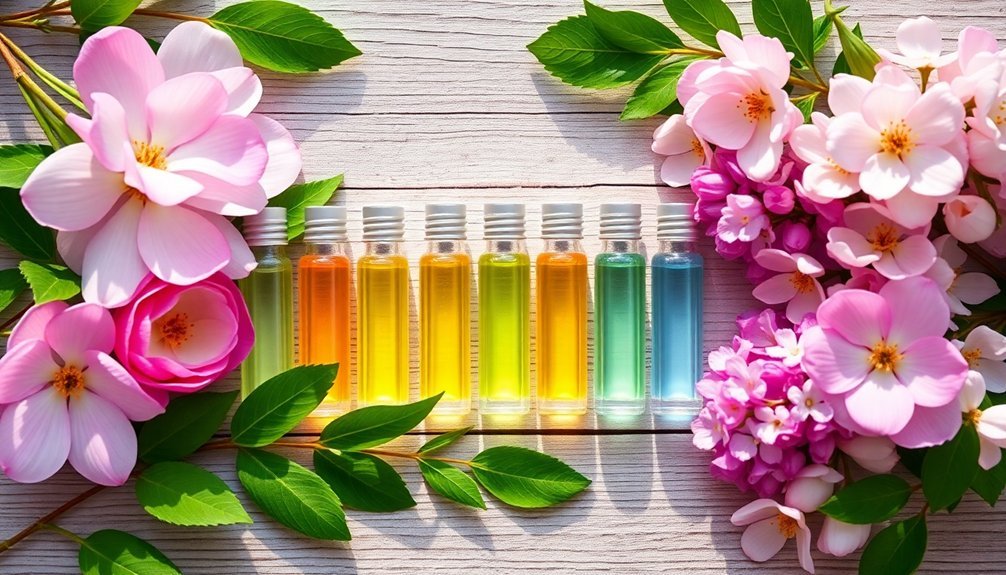 spring floral essential oils